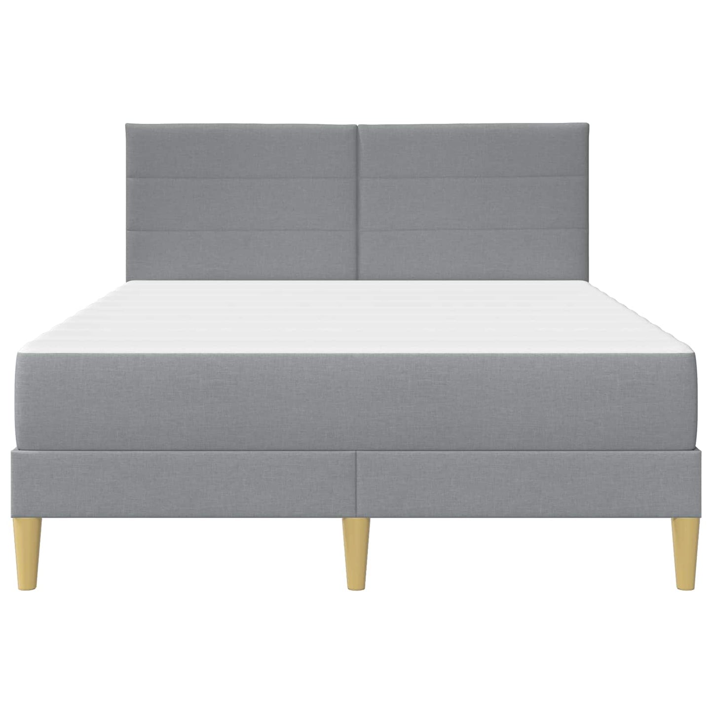 Struttura del letto Grigio chiaro 120 x 200 cm Poliestere | homemem39