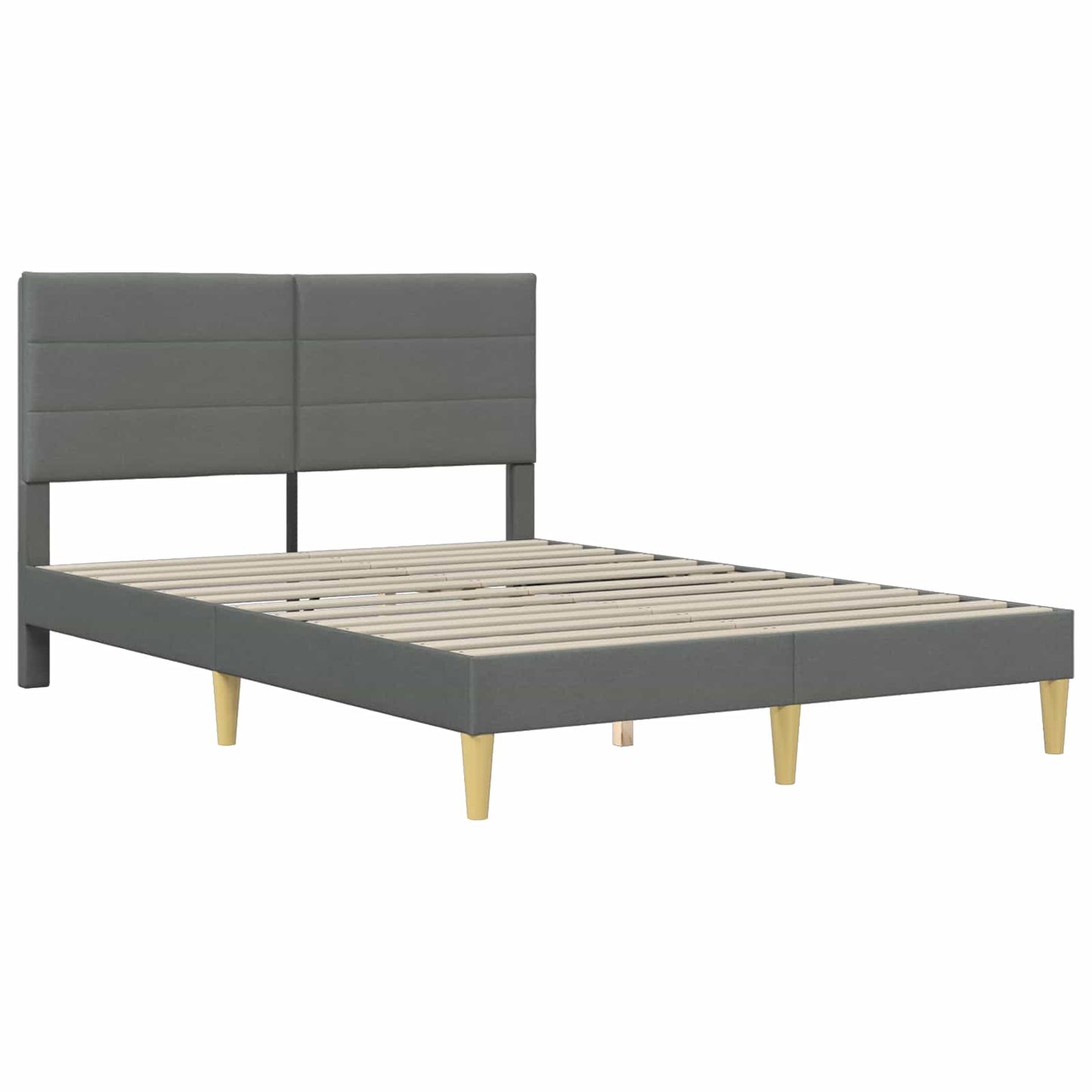 Struttura del letto Grigio scuro 120 x 200 cm Poliestere | homemem39