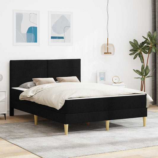 Struttura del letto Nero 120 x 200 cm Poliestere | homemem39