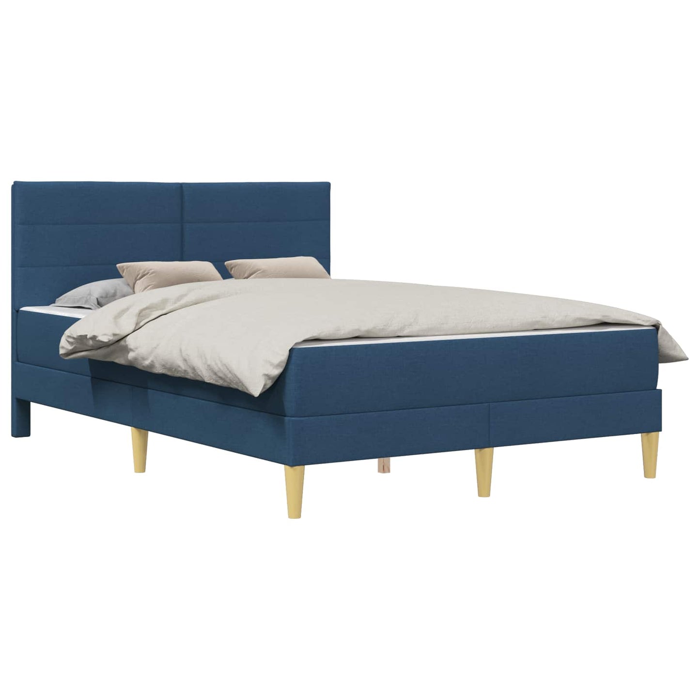 Struttura del letto Blu 120 x 200 cm Poliestere | homemem39