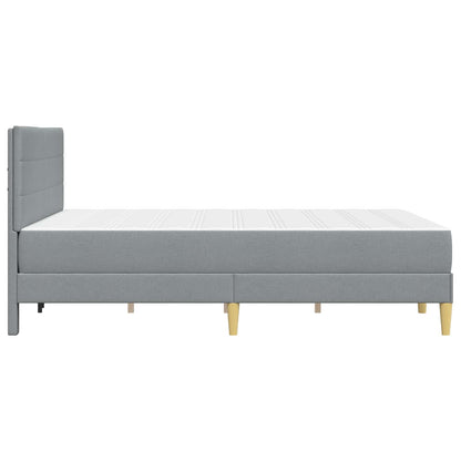 Struttura del letto Grigio chiaro 140 x 190 cm Poliestere | homemem39