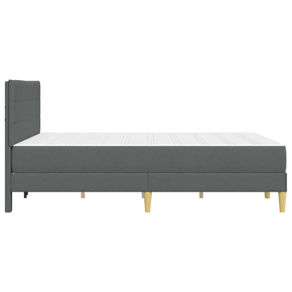 Struttura del letto Grigio scuro 140 x 190 cm Poliestere | homemem39