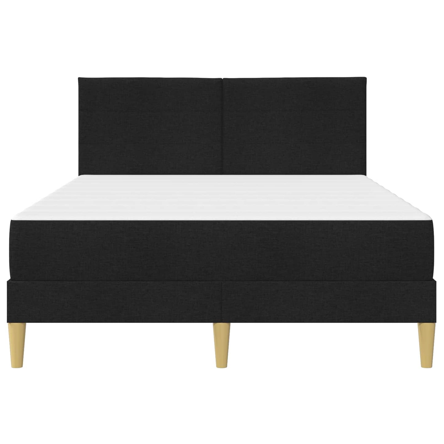 Struttura del letto Nero 140 x 190 cm Poliestere | homemem39