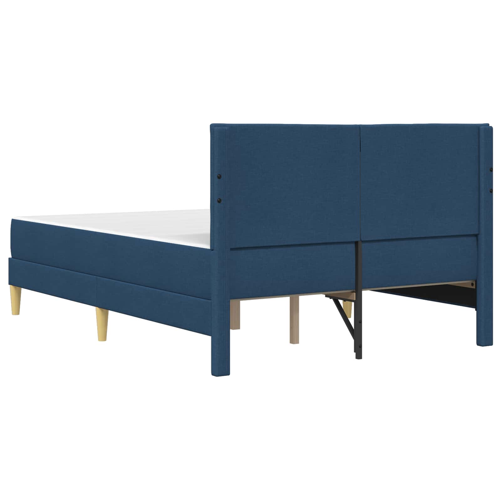 Struttura del letto Blu 140 x 190 cm Poliestere | homemem39