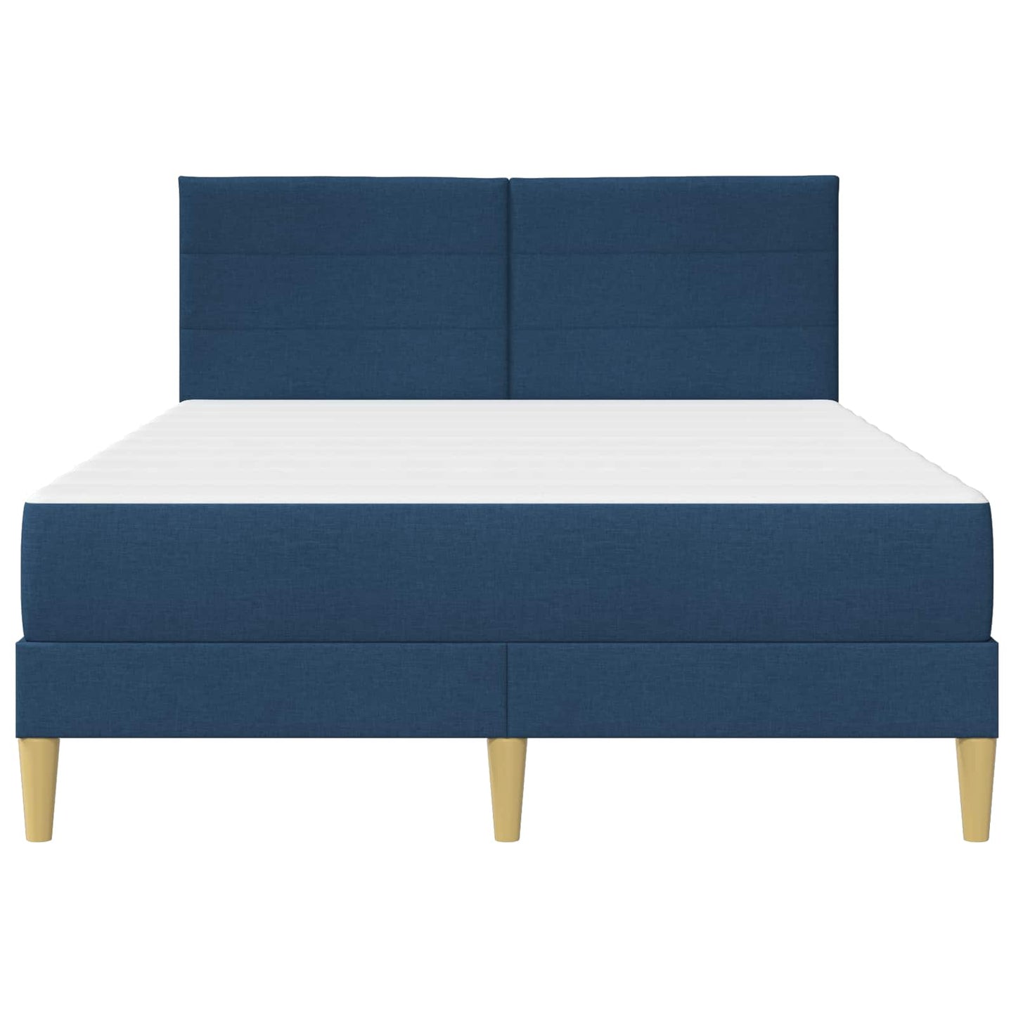 Struttura del letto Blu 140 x 190 cm Poliestere | homemem39