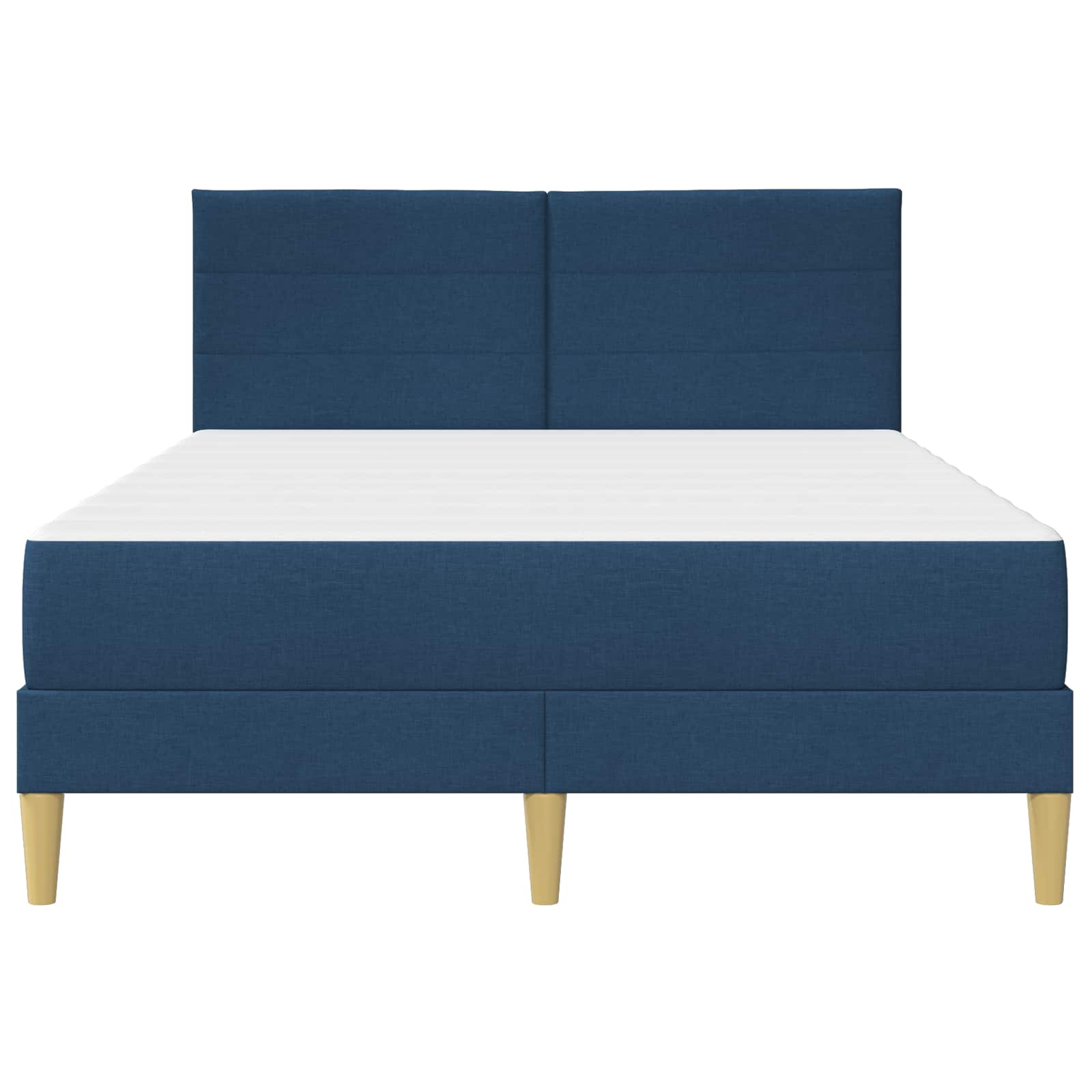 Struttura del letto Blu 140 x 190 cm Poliestere | homemem39