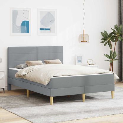 Struttura del letto Grigio chiaro 160 x 200 cm Poliestere | homemem39