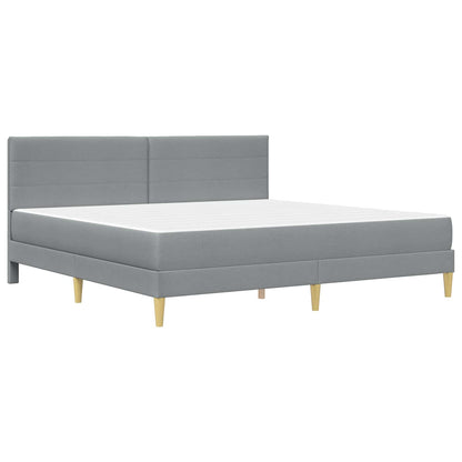 Struttura del letto Grigio chiaro 180 x 200 cm Poliestere | homemem39
