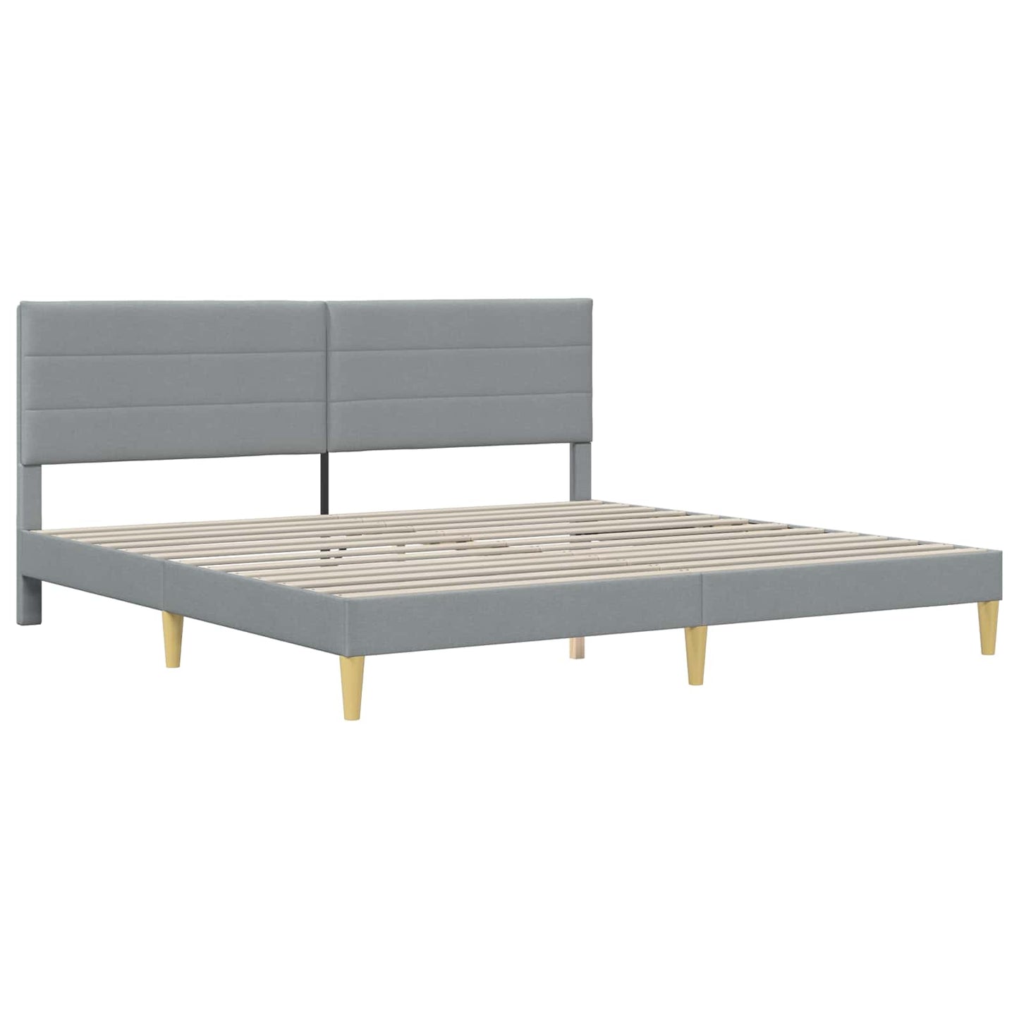 Struttura del letto Grigio chiaro 180 x 200 cm Poliestere | homemem39