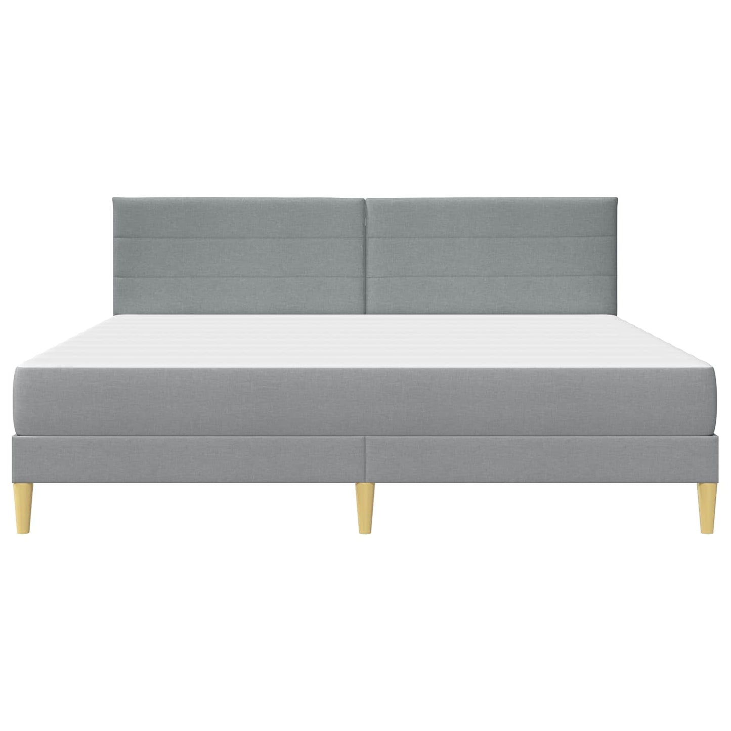 Struttura del letto Grigio chiaro 180 x 200 cm Poliestere | homemem39