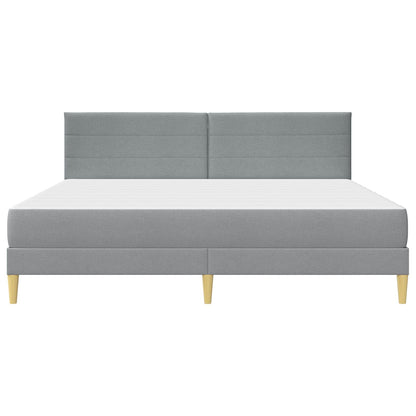 Struttura del letto Grigio chiaro 180 x 200 cm Poliestere | homemem39