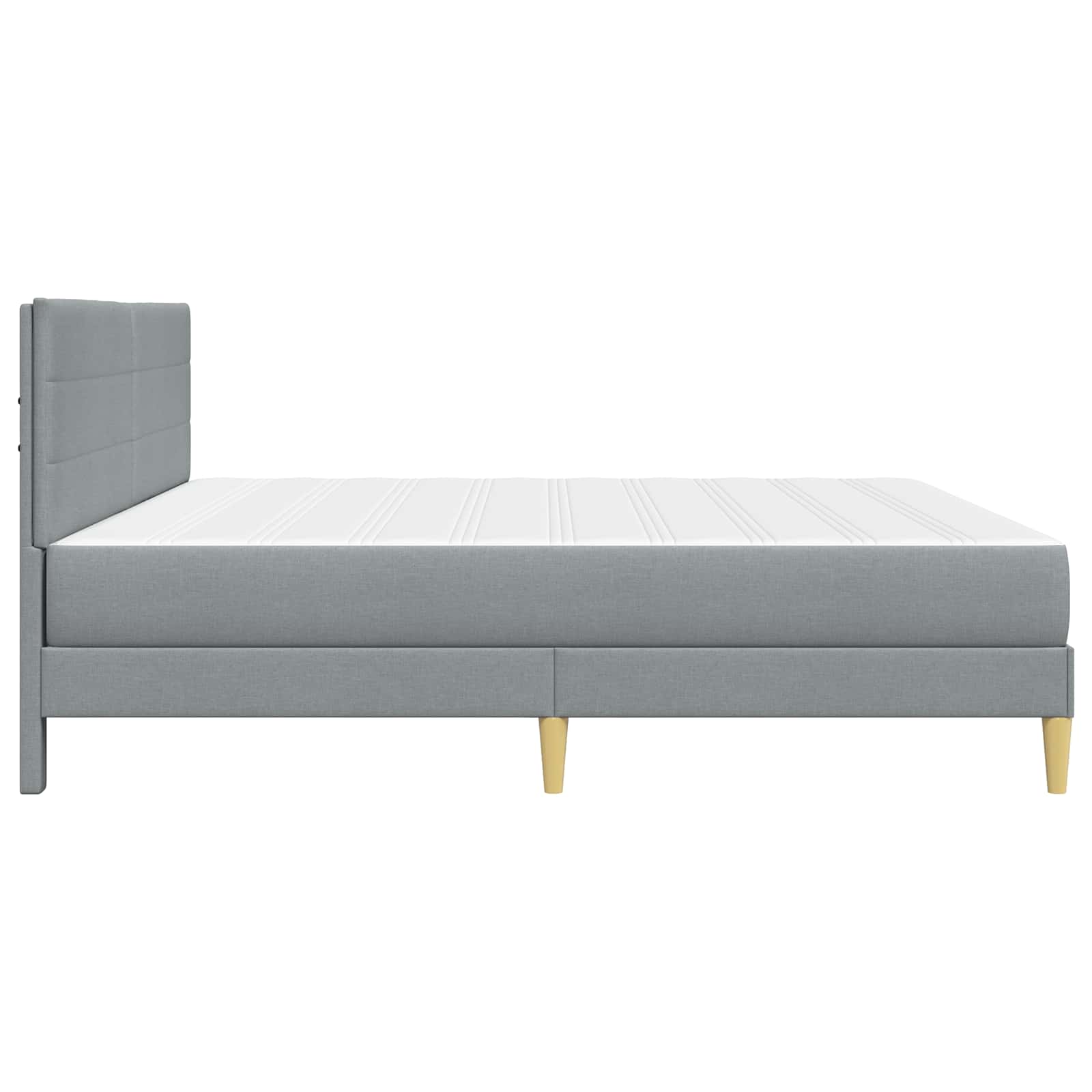 Struttura del letto Grigio chiaro 180 x 200 cm Poliestere | homemem39
