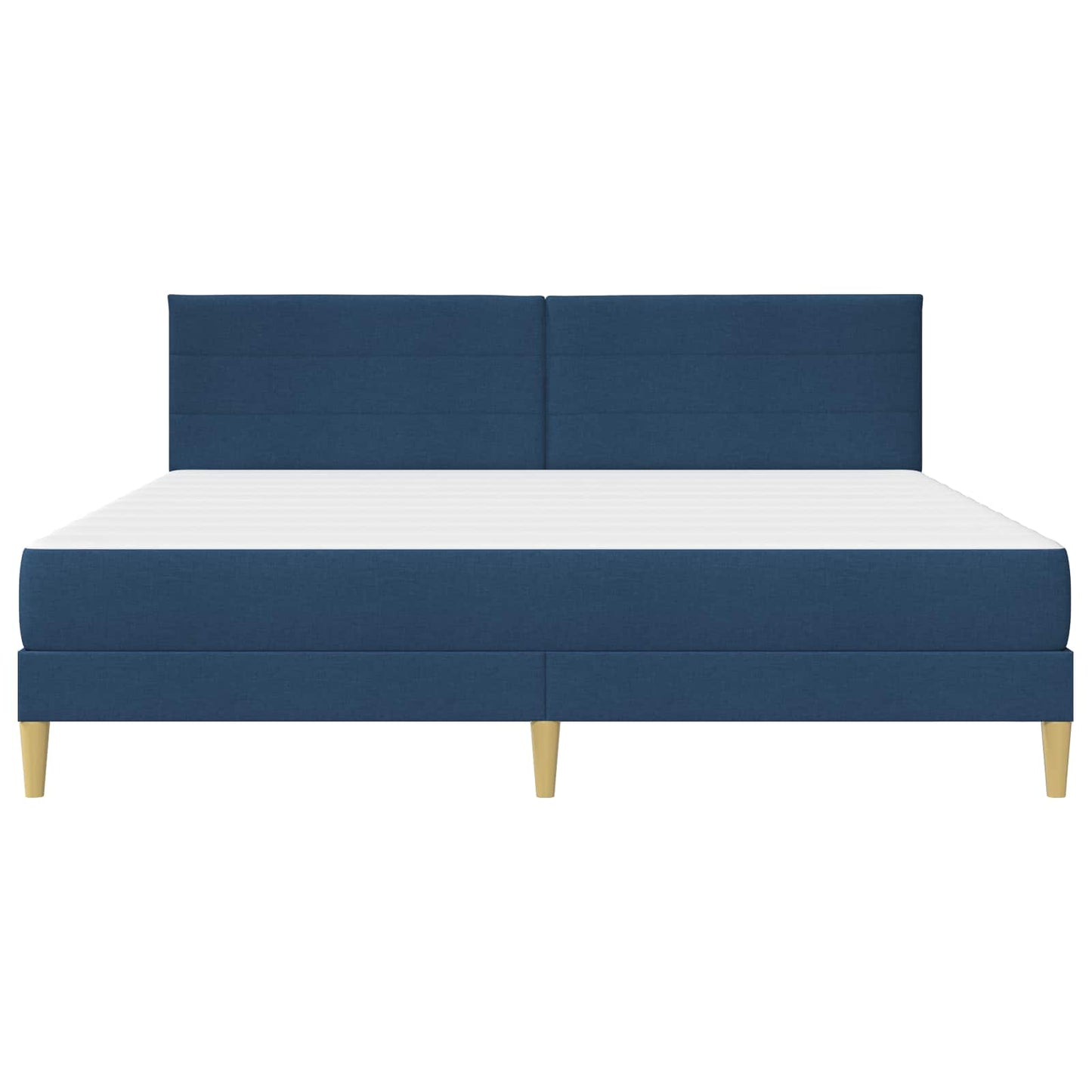 Struttura del letto Blu 180 x 200 cm Poliestere