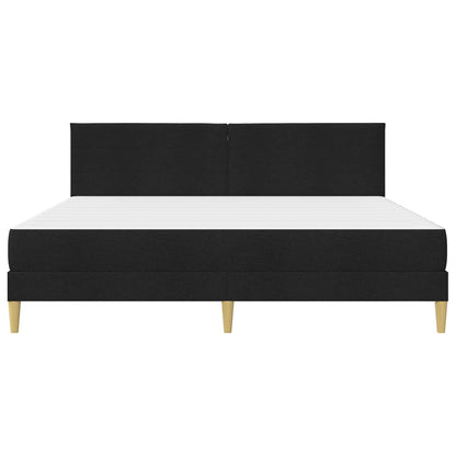 Struttura del letto Nero 200 x 200 cm Poliestere | homemem39