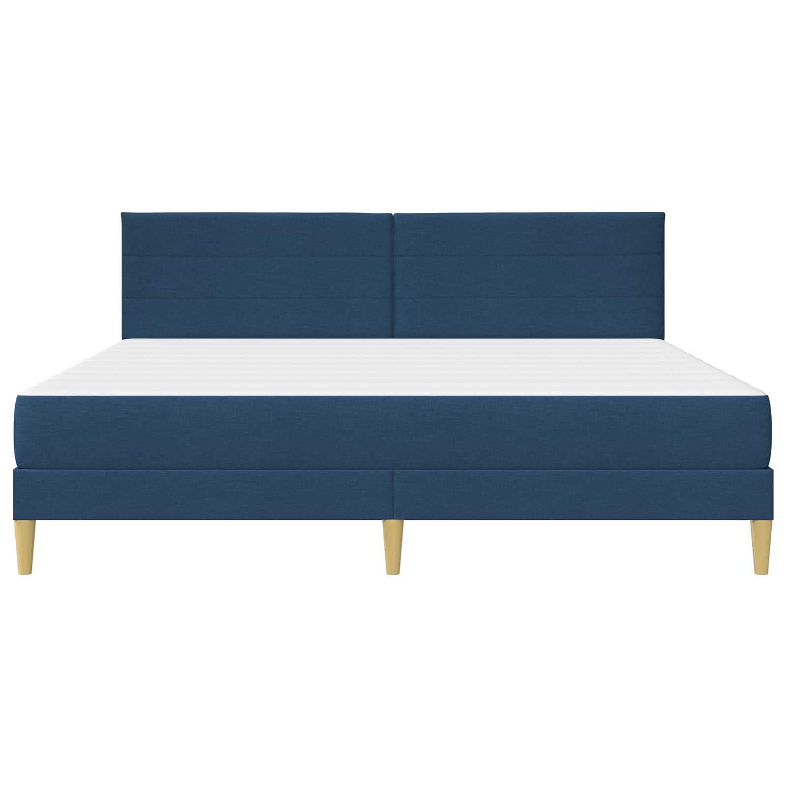 Struttura del letto Blu 200 x 200 cm Poliestere | homemem39
