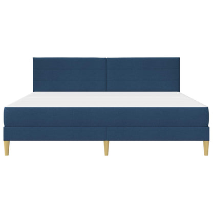 Struttura del letto Blu 200 x 200 cm Poliestere | homemem39