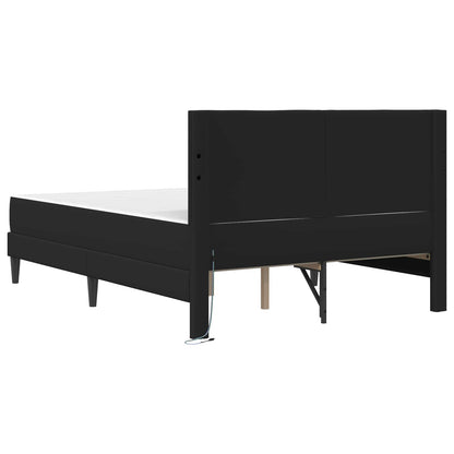 Struttura del letto con strisce LED 2 pcs Similpelle | homemem39