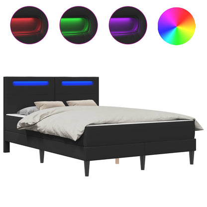 Struttura del letto con testiera Nero 120 x 200 cm Similpelle | homemem39