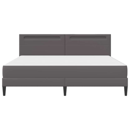 Struttura del letto con testiera Grigio 180 x 200 cm Similpelle | homemem39