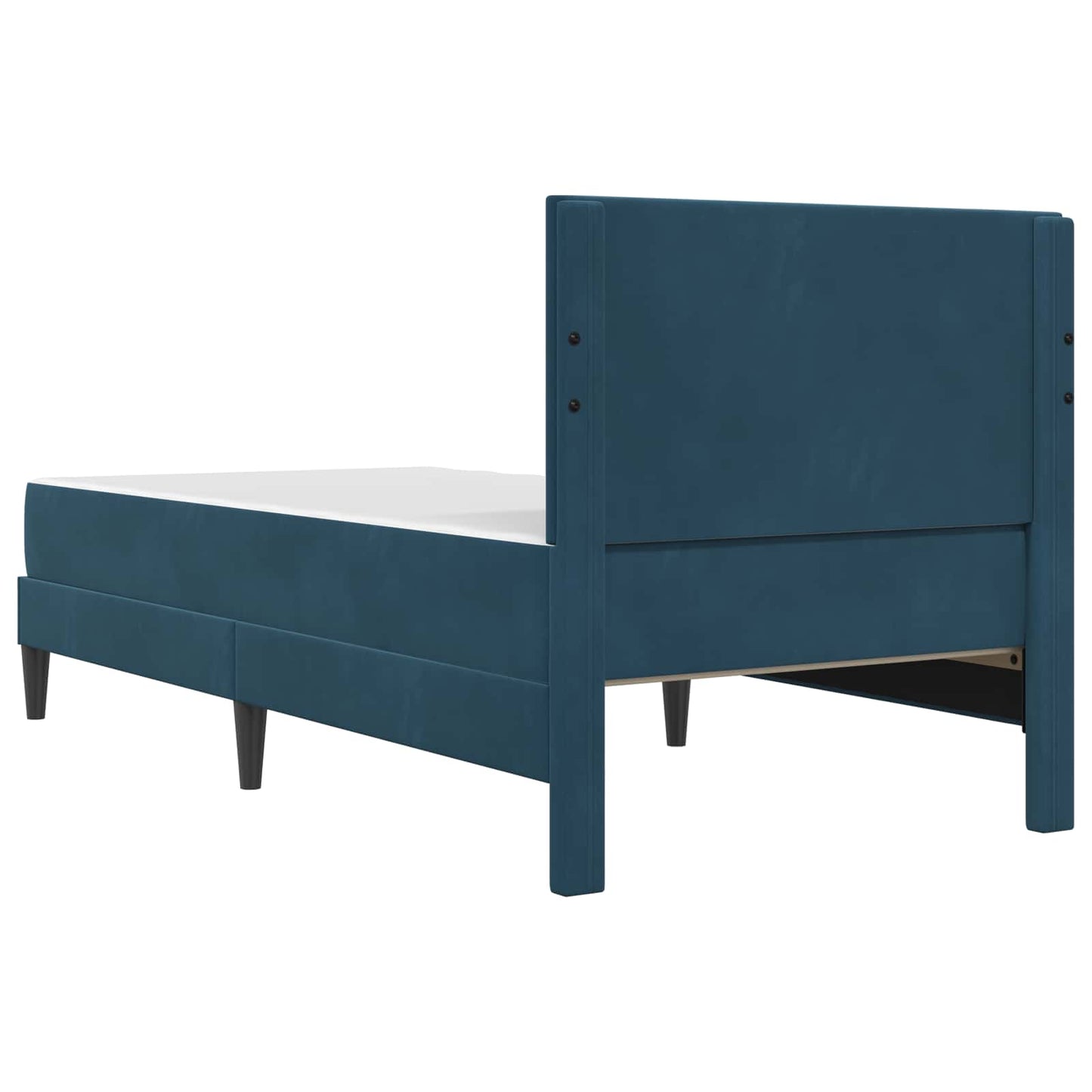 Struttura letto con materasso Blu 90 x 200 cm Velluto | homemem39