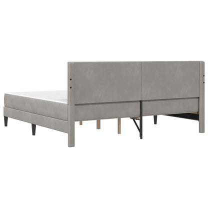 Struttura letto con materasso Grigio chiaro 180 x 200 cm | homemem39
