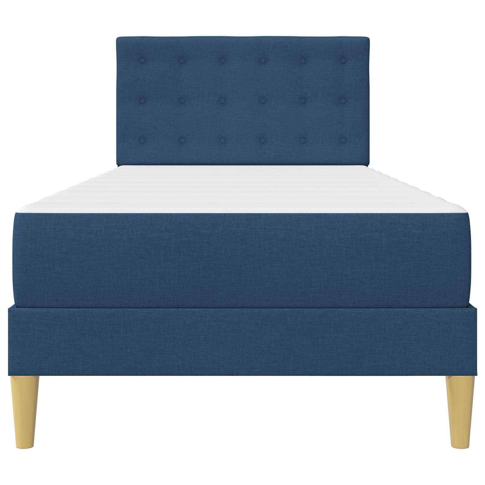 Struttura letto con materasso Blu 80 x 200 cm Tessuto | homemem39