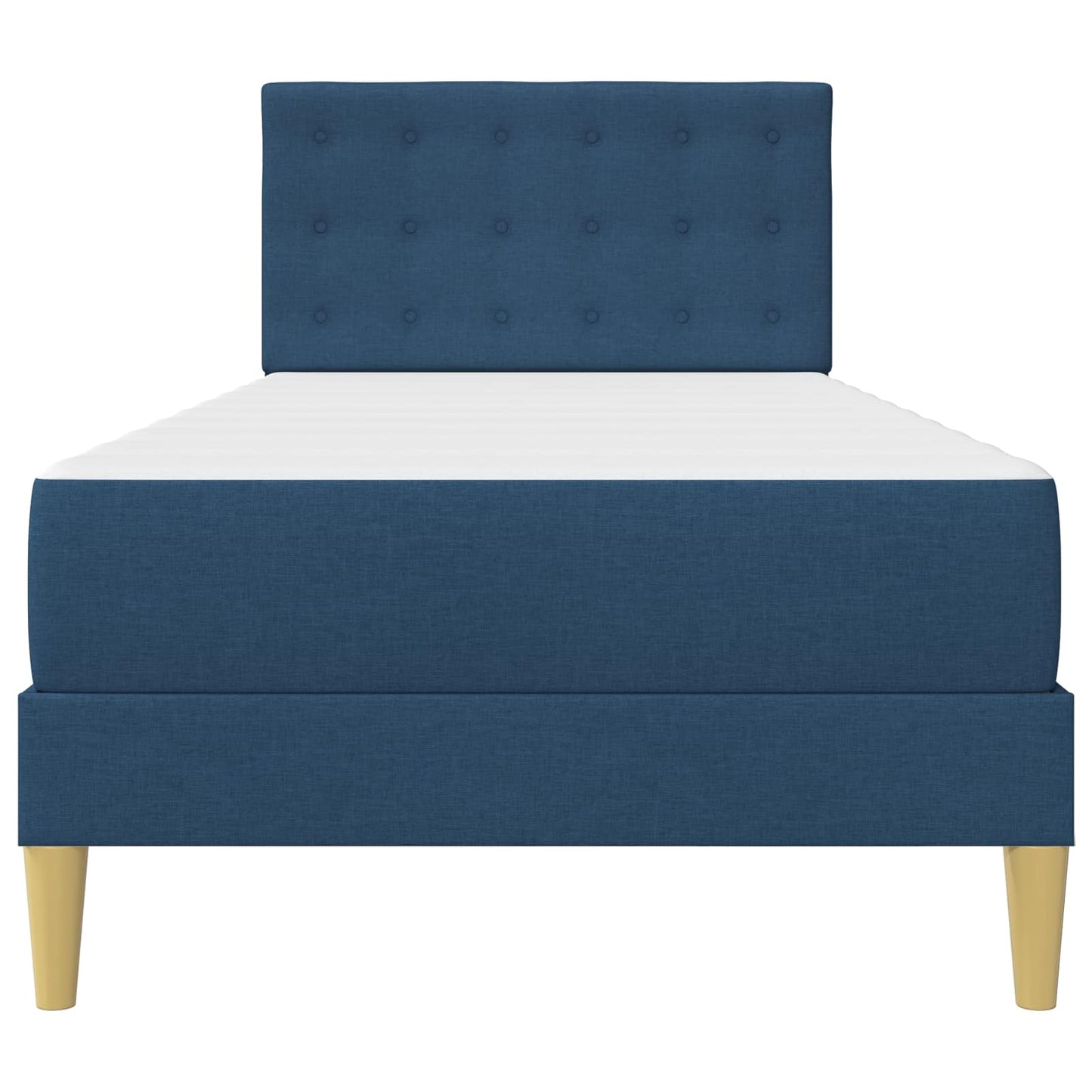 Struttura letto con materasso Blu 90 x 200 cm Tessuto | homemem39