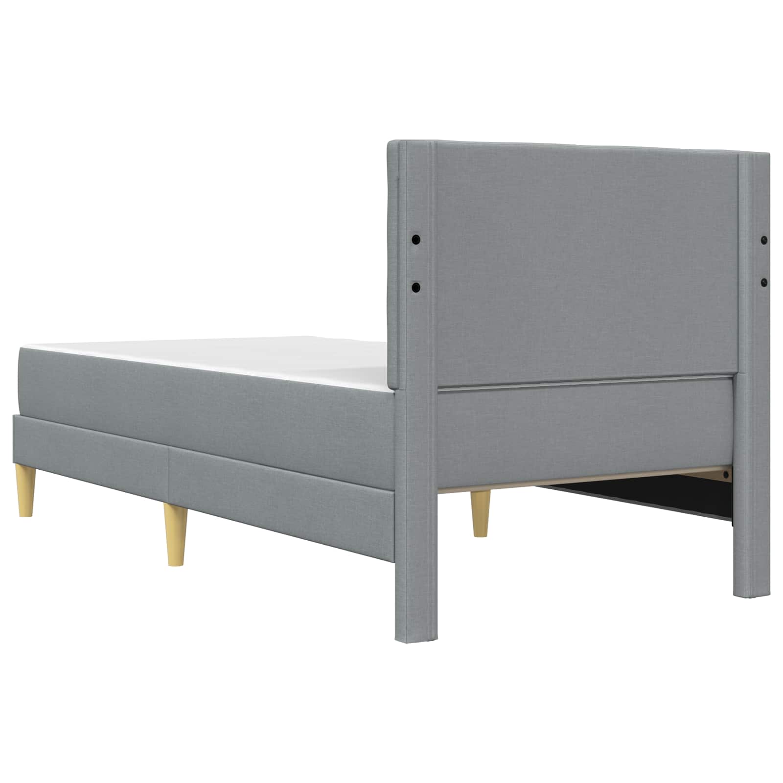 Struttura letto con materasso Grigio chiaro 100 x 200 cm | homemem39
