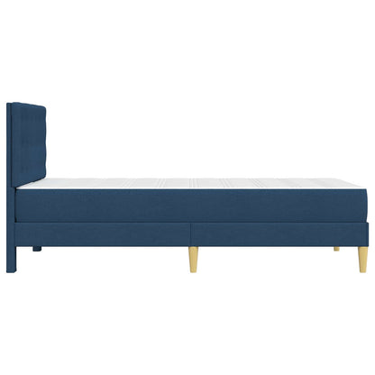 Struttura letto con materasso Blu 100 x 200 cm Tessuto | homemem39