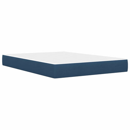 Struttura letto con materasso Blu 120 x 190 cm Tessuto | homemem39
