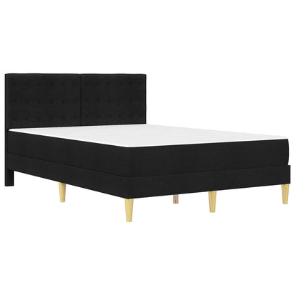 Struttura letto con materasso Nero 120 x 200 cm Tessuto | homemem39