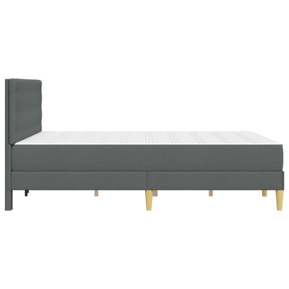 Struttura letto con materasso Grigio scuro 160 x 200 cm Tessuto | homemem39