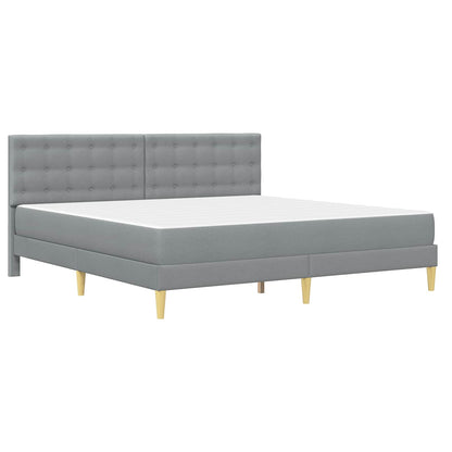Struttura letto con materasso Grigio chiaro 180 x 200 cm | homemem39