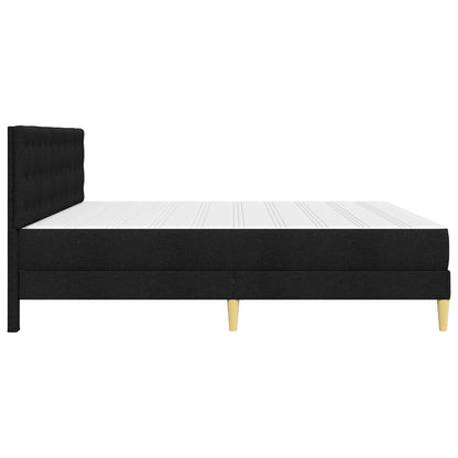 Struttura letto con materasso Nero 180 x 200 cm Tessuto | homemem39