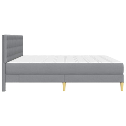 Struttura letto con materasso Grigio chiaro 200 x 200 cm | homemem39