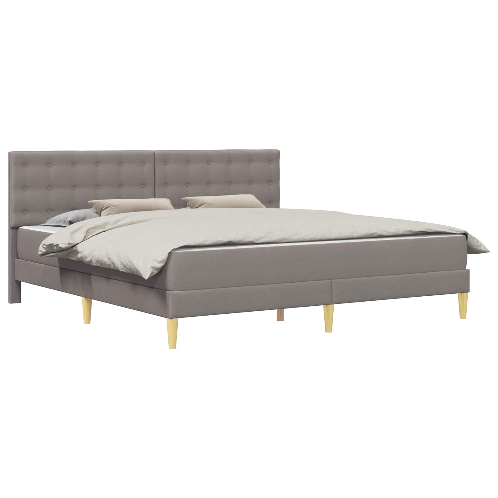 Struttura letto con materasso Talpa 200 x 200 cm Tessuto | homemem39