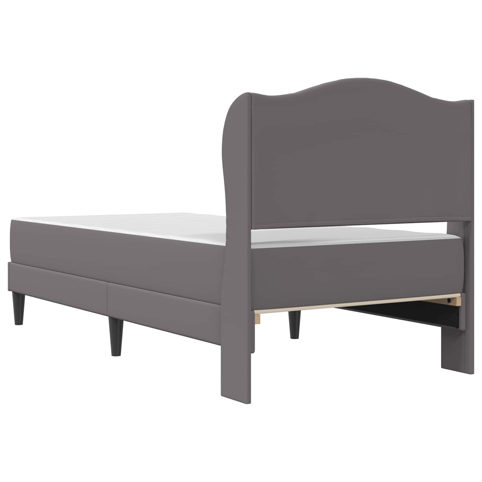 Struttura del letto con testiera Grigio 100 x 200 cm Similpelle | homemem39