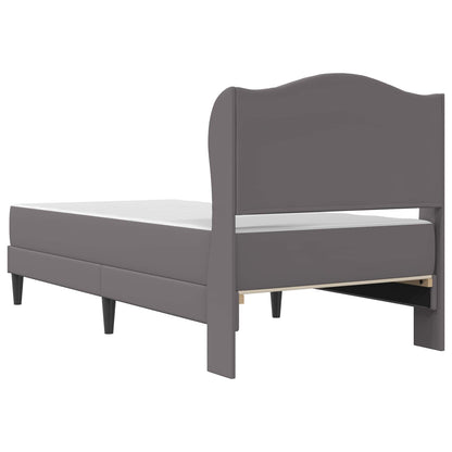 Struttura del letto con testiera Grigio 100 x 200 cm Similpelle | homemem39