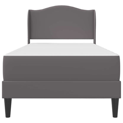 Struttura del letto con testiera Grigio 100 x 200 cm Similpelle | homemem39