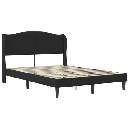 Struttura del letto con testiera Nero 120 x 200 cm Similpelle | homemem39