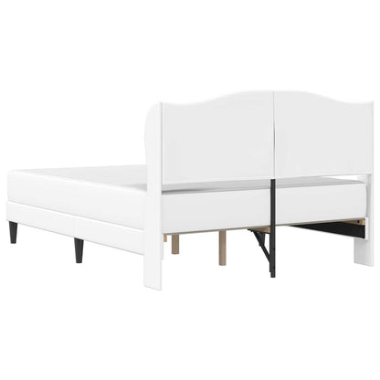 Struttura del letto con testiera Bianco 120 x 200 cm Similpelle | homemem39