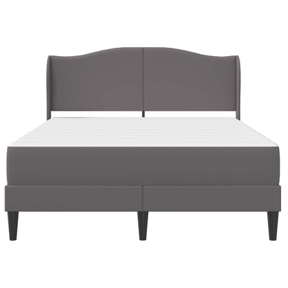 Struttura del letto con testiera Grigio 140 x 190 cm Similpelle | homemem39