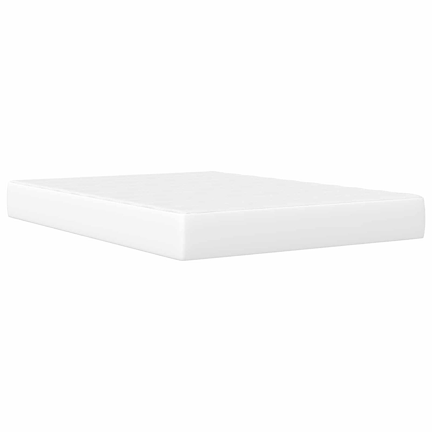 Struttura del letto con testiera Bianco 140 x 190 cm Similpelle | homemem39