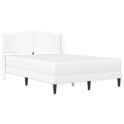 Struttura del letto con testiera Bianco 140 x 200 cm Similpelle | homemem39