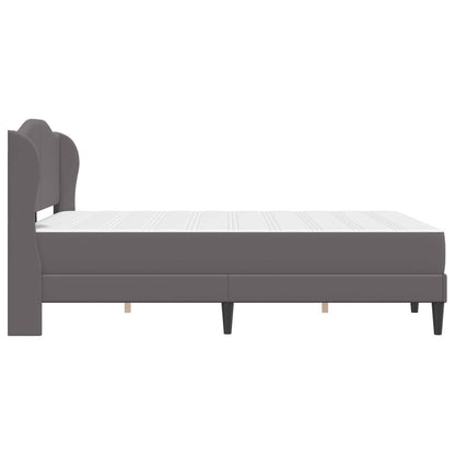 Struttura del letto con testiera Grigio 160 x 200 cm Similpelle | homemem39