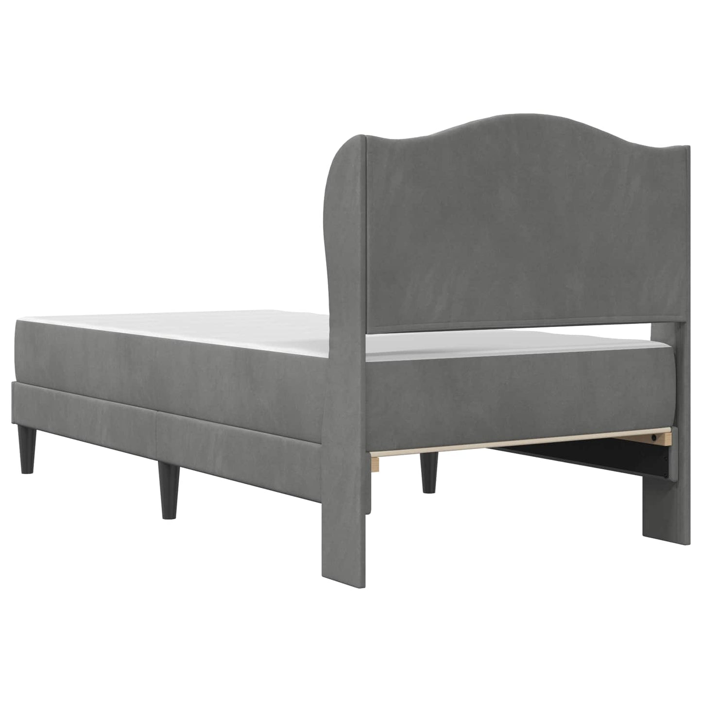 Struttura del letto Grigio Scuro 80 x 200 cm Velluto | homemem39