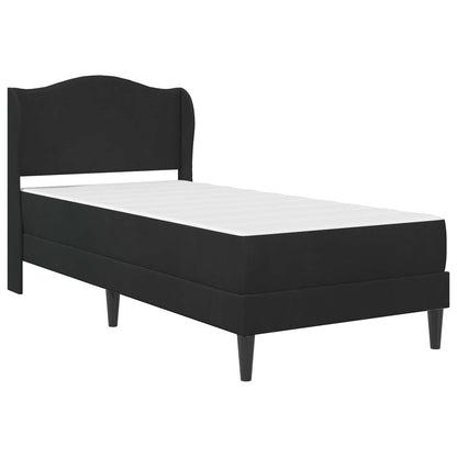 Struttura del letto con testiera Nero 80 x 200 cm Velluto | homemem39