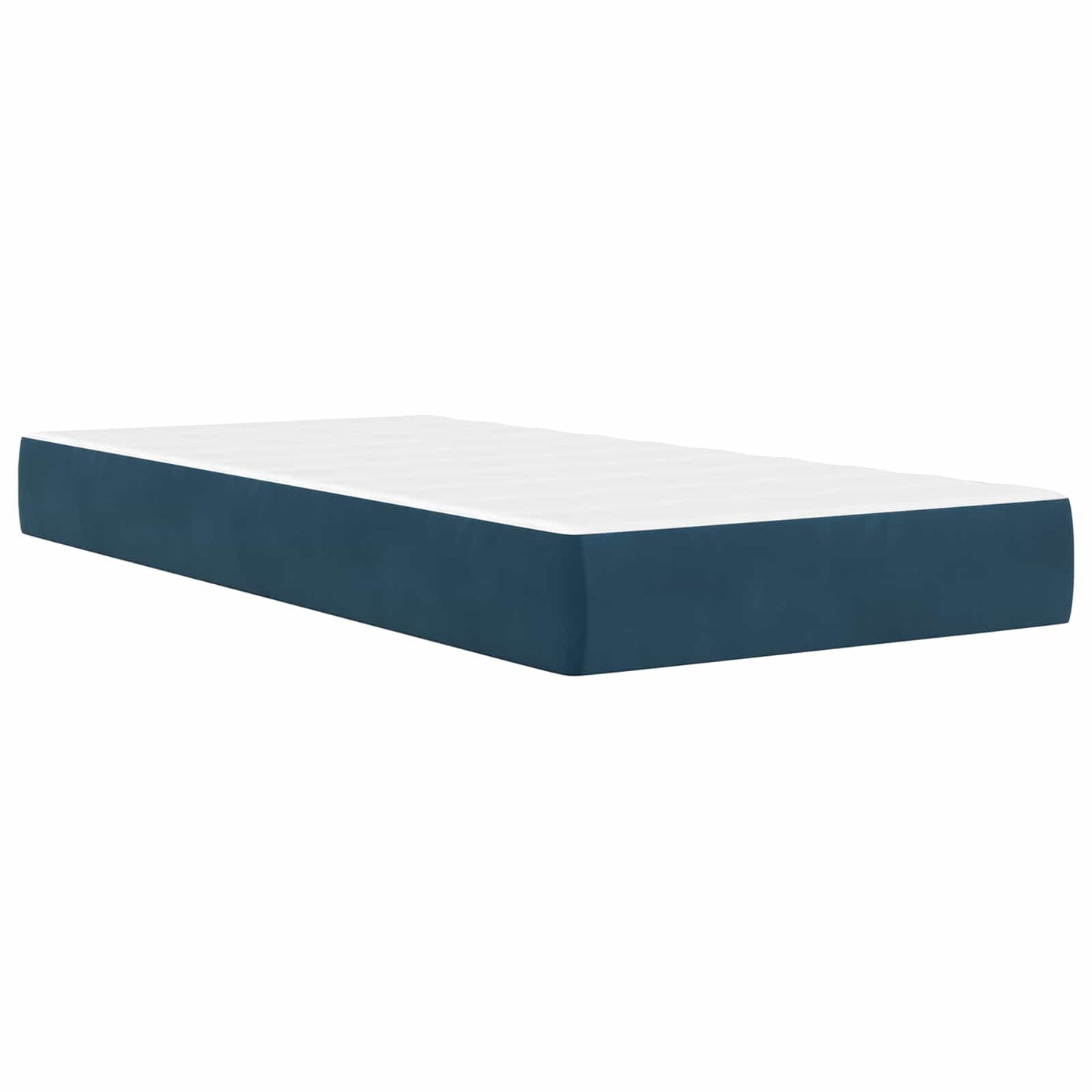 Struttura del letto con testiera Blu 90 x 190 cm Velluto | homemem39