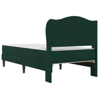 Struttura del letto Verde Scuro 100 x 200 cm Velluto | homemem39