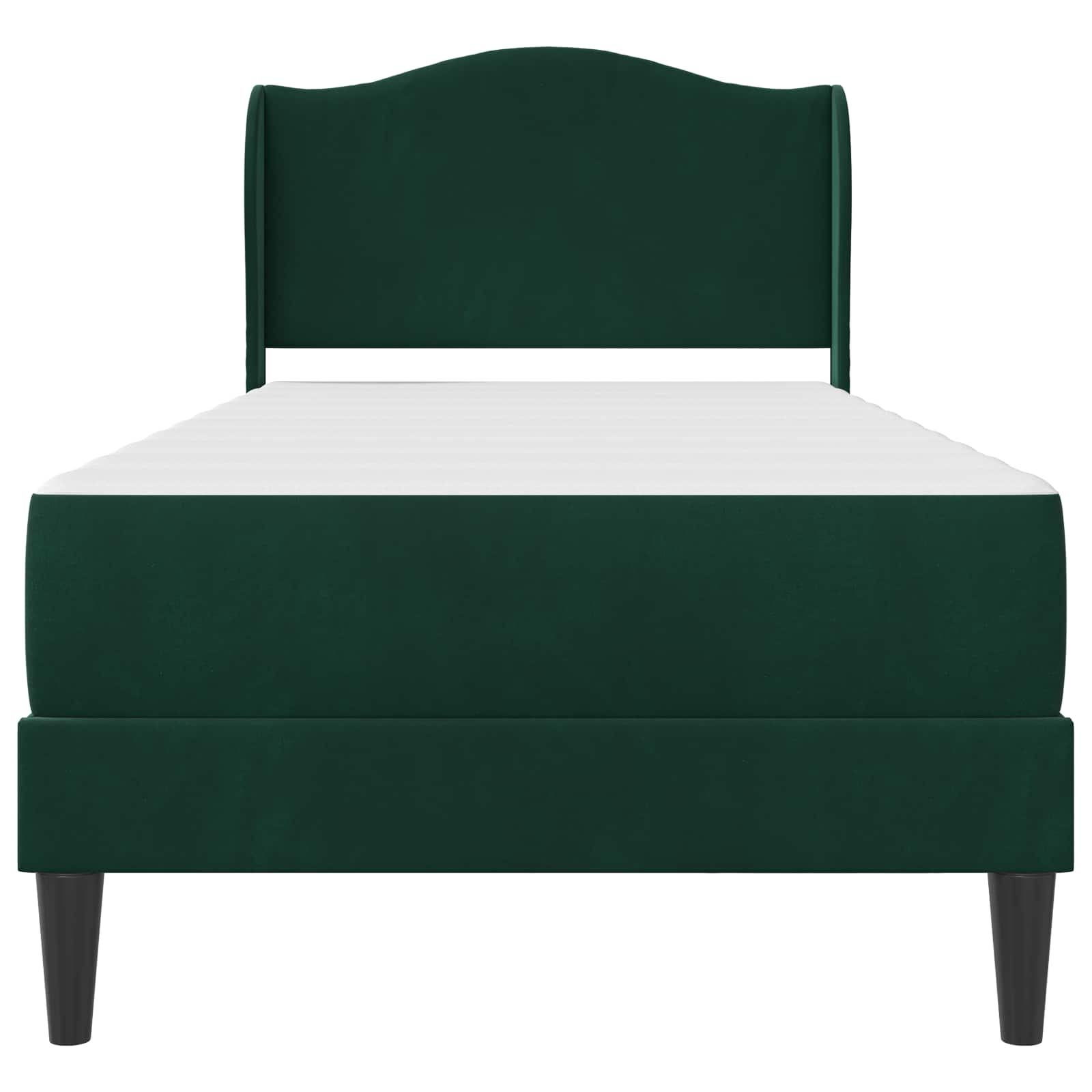 Struttura del letto Verde Scuro 100 x 200 cm Velluto | homemem39